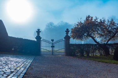 Eski park Güz. Almanya, Avrupa