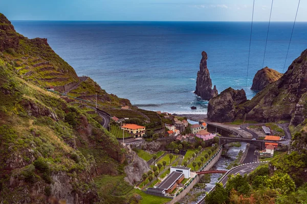 Venkovská Krajina Východním Pobřeží Ostrova Madeira Portugalsko — Stock fotografie