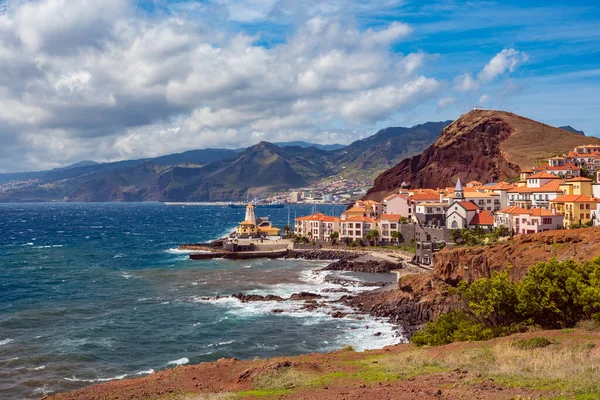 Marina Conische Aan Oostkust Van Het Eiland Madeira Portugal — Stockfoto