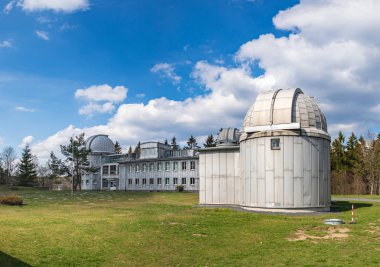 Sonneberg, Almanya-Circa Nisan, 2019: Sonneberg gözlem takma adı Sternwarte Sonneberg, Thuringia, Almanya