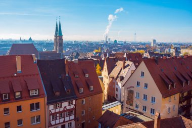 NUREMBERG, GERMANY - CIRCA OCTOBER, 2016: The cityscape of Nuremberg town, Germany