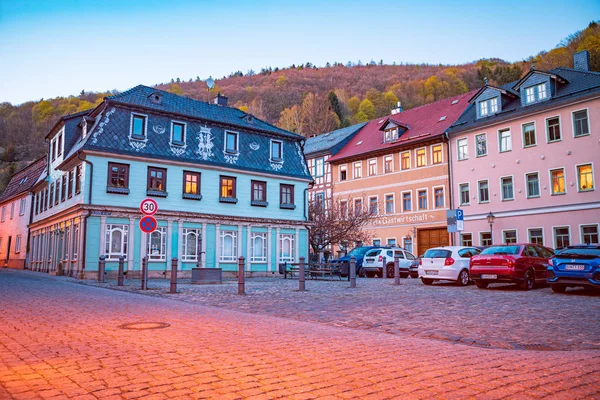 Sonneberg Німеччина Близько Квітня 2019 Kleiner Маркт Псевдонім Мало Ринок — стокове фото