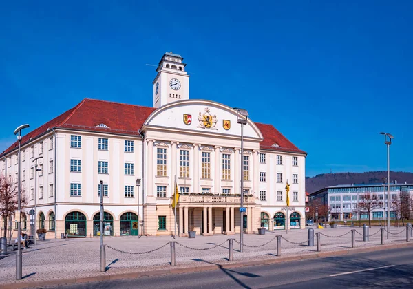 Sonneberg, Almanya - Mart, 2019 yaklaşık: Belediye Binası diğer ad Sonneberg Rathaus kasaba, Thuringia, Almanya