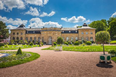 Gotha, Almanya - Mayıs 2019: Orangery Thüringen Gotha Kalesi Friedensstein at, Almanya