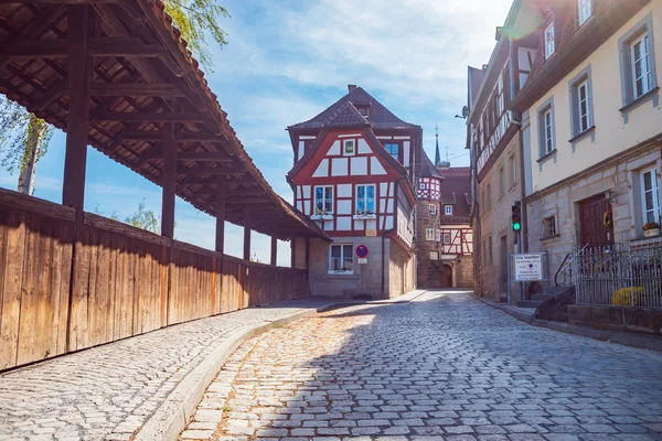 Kronach Duitsland Circa April 2019 Strauer Torweg Straat Kronach Beieren — Stockfoto