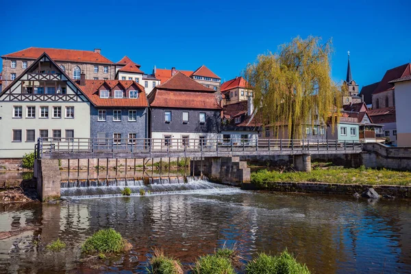 Kronach Germany Circa April 2019 Townscape Kronach Hasslach River Bavaria — Stock Fotó