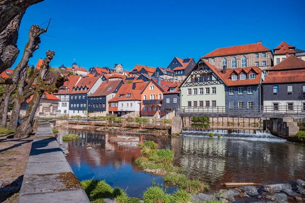 Kronach Alemania Circa Abril 2019 Paisaje Urbano Kronach Con Río —  Fotos de Stock