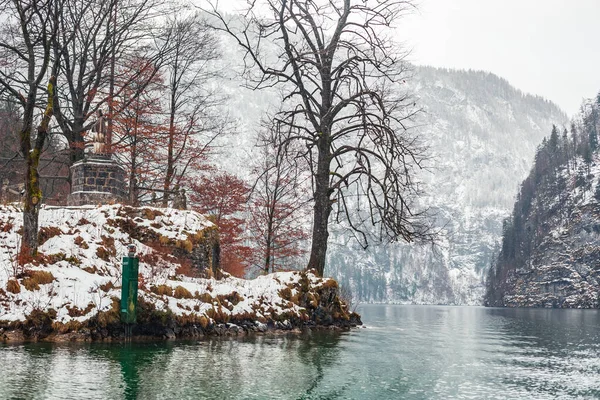 Koenigssee Lake Berchtesgadener Land Αλπεις Γερμανία Ευρώπη — Φωτογραφία Αρχείου
