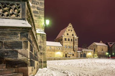 Gece sahnelerinde Bamberg Almanya