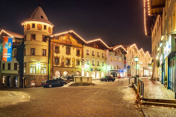 Berchtesgaden Germany Circa January 2010 Berchtesgaden Town Nicht Germany — Stock Photo, Image