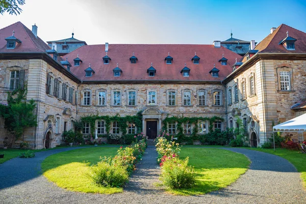 Hassberge Tyskland Circa Juni 2019 Burgenpreppach Palace Hassberge Län Bayern — Stockfoto