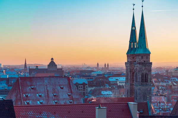 Paisaje Urbano Ciudad Nuremberg Alemania — Foto de Stock