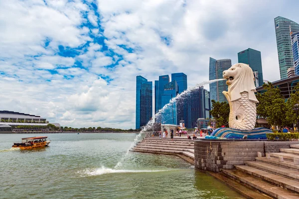 Singapur Singapur Circa Septiembre 2017 Vista Marina Bay Singapur — Foto de Stock