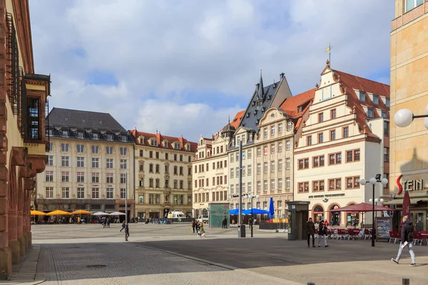 Leipzig Duitsland Circa Maart 2018 Stad Scape Van Leipzig Stad — Stockfoto