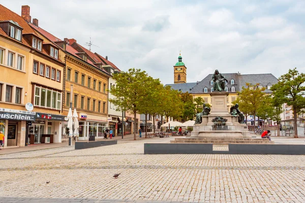 Schweinfurt Γερμανία Circa Αυγούστου 2018 Αγορά Πλατεία Ψευδώνυμο Marktplatz Του — Φωτογραφία Αρχείου