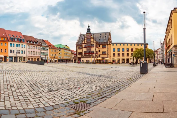 Schweinfurt Alemania Circa Agosto 2018 Plaza Del Mercado Alias Marktplatz — Foto de Stock