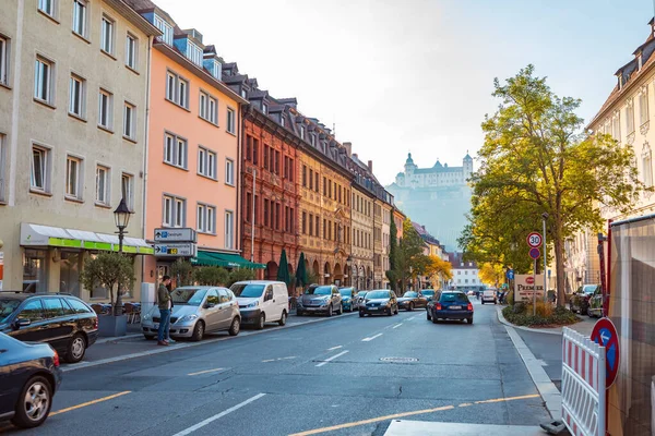 Wuerzburg Alemania Circa Agosto 2018 Paisaje Urbano Wuerzburg Alemania — Foto de Stock