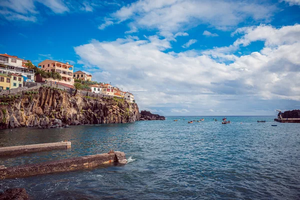 Χωριό Camara Lobos Στη Νήσο Μαδέρα Πορτογαλία — Φωτογραφία Αρχείου