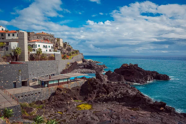 Camara Lobos Village Madeira Island Portugal — Stok fotoğraf