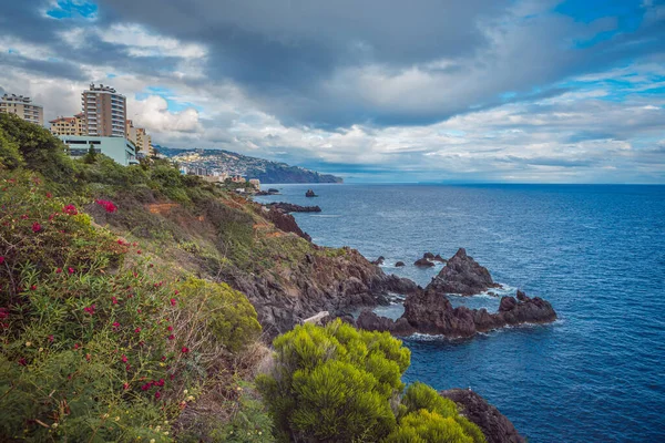 Die Südküste Der Insel Madeira Bei Funchal Portugal — Stockfoto