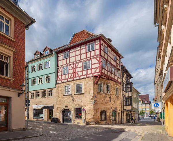 Coburg Alemania Circa Agosto 2019 Steingasse Coburgo Baviera Alemania — Foto de Stock