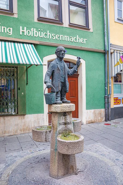 Coburg Germania Circa Agosto 2019 Monumento Gurken Alex Coburgo Baviera — Foto Stock