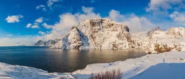 Lofoten Adaları West Sonuna Yakın Bir Lofoten Köyü Norveç — Stok fotoğraf