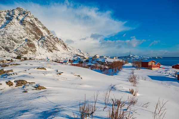 Pueblo Pescadores Llamado Las Islas Lofoten Noruega — Foto de Stock