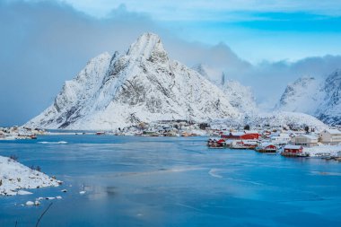 Balıkçı köyü Reine Lofoten Adaları, Norveç
