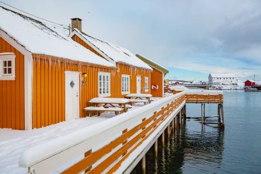 Balıkçı köyü Reine Lofoten Adaları, Norveç