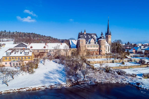 Air View Ahorn Castle Coburg Bavaria Germany — Stock Photo, Image