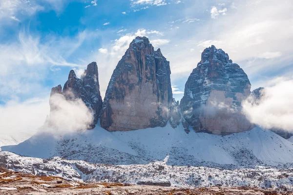 Région Drei Zinnen Automne Dans Les Alpes Dolomites Italie — Photo