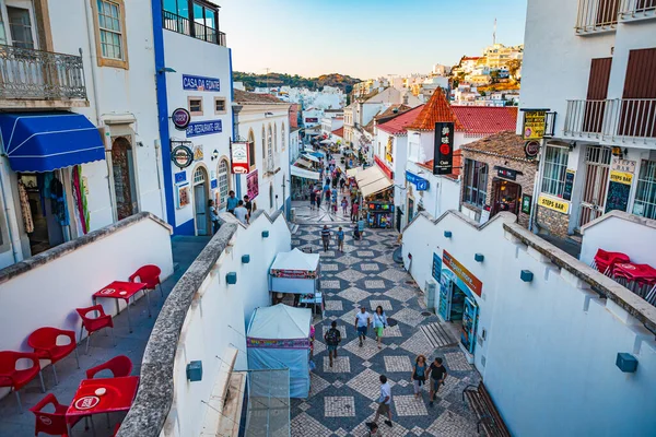 Albufeira Algarve Portugal Septiembre 2015 Las Calles Albufeira Algarve Portugal —  Fotos de Stock