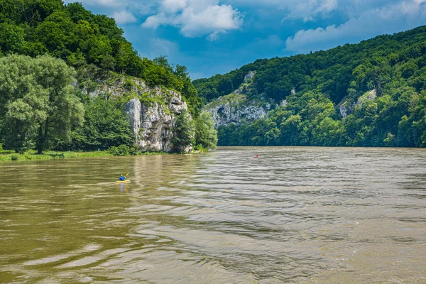 Danube Près Ratisbonne Bavière Allemagne — Photo