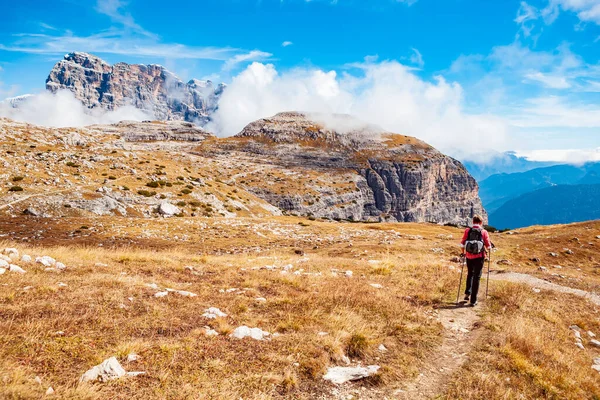 Région Drei Zinnen Automne Dans Les Alpes Dolomites Italie — Photo