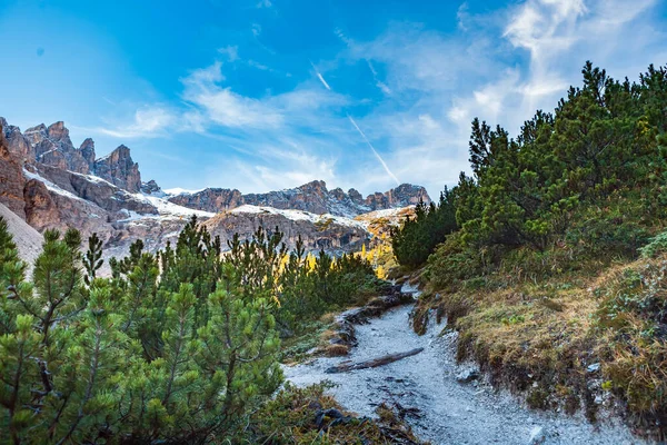 Drei Zinnen Område Hösten Dolomit Alperna Italien — Stockfoto