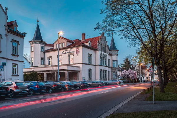 Coburg Německo Circa April 2019 Rosenaustrasse Coburg Sunset Light Germany — Stock fotografie