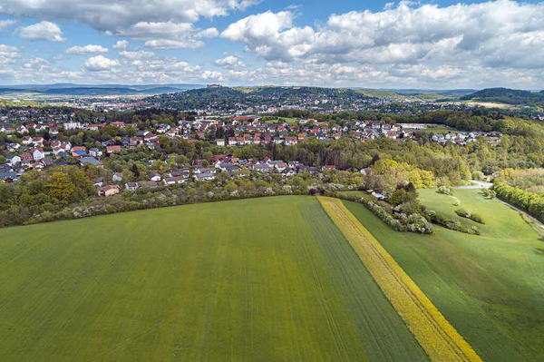 Air View Coburger Land Bavaria Germany — Stock Photo, Image