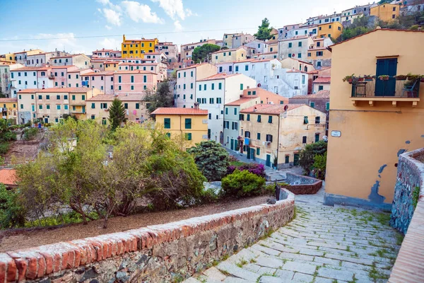 Rio Nell Elba Elba Island Itália Circa August 2011 Ruas — Fotografia de Stock