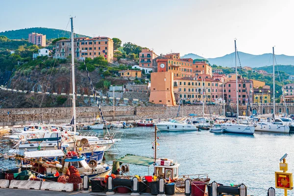 Rio Marina Isola Elba Italia Circa Agosto 2011 Porto Rio — Foto Stock