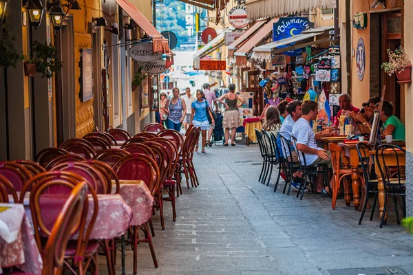 Porto Azurro エルバ島 イタリア Circa 2011年8月 エルバ島のポルト アズロの通り — ストック写真