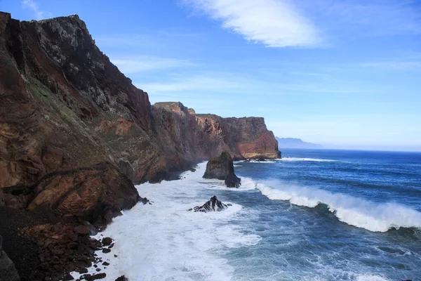 Východní Pobřeží Ostrova Madeira Poblíž Canical Portugalsko — Stock fotografie