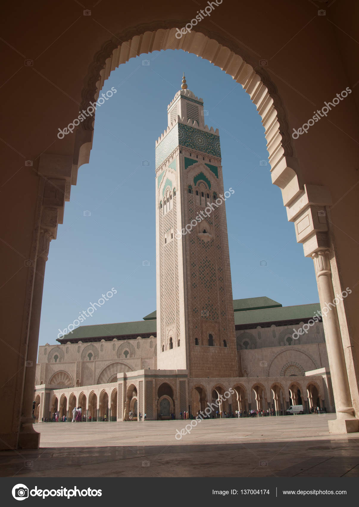 カサブランカのハッサン 2 世モスクのミナレット ストック写真 C Daniel Culman 13 Gmail Com