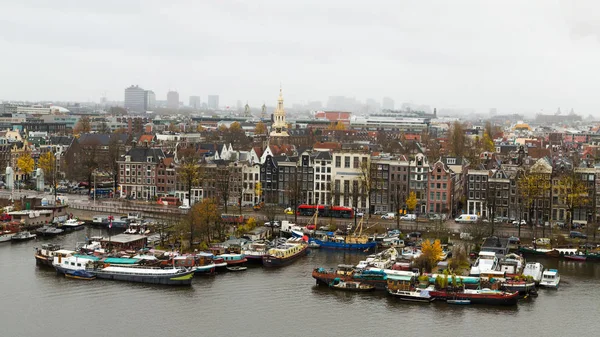 Amsterdam Netherlands November 2019 Beatiful Landscape View Autumn Amsterdam Famous — Stock Photo, Image