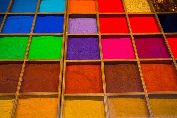 Fondo colorido hecho de pintura en polvo —  Fotos de Stock