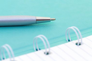 Evden çalışıyorum. Planlayıcının günlük randevu çizelgesi ve yönetimi planlaması için kalem ve nane ofisi.