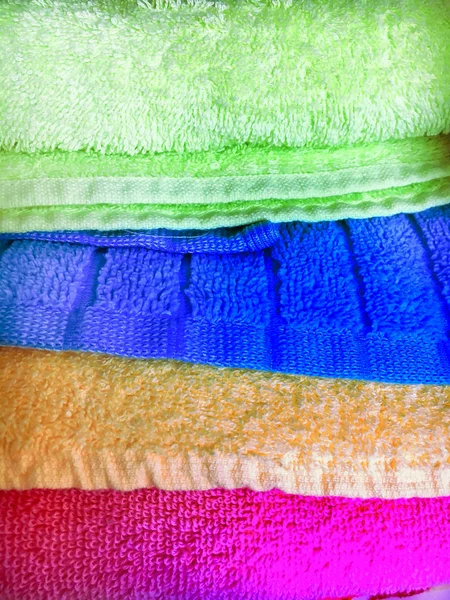 Красочные полотенца. — стоковое фото