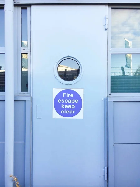 Fire escape door — Stock Photo, Image