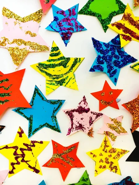 Paper star shapes — Stock Photo, Image