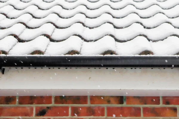 Garage in the snow — Stock Photo, Image